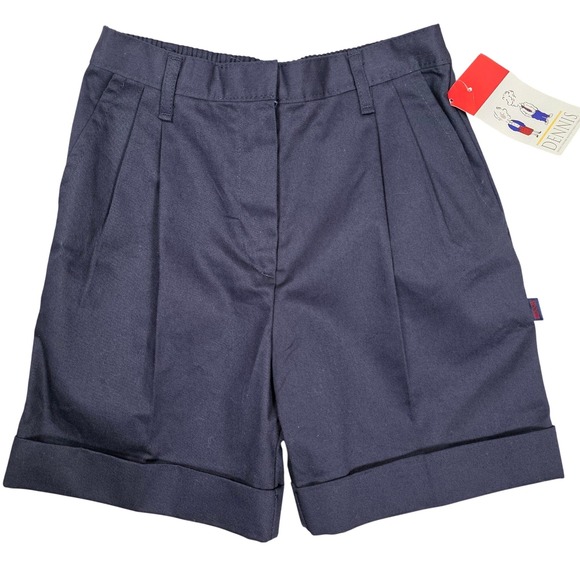 Dennis Uniform Manufacturing Co. Other - Dennis Uniform Shorts Girls G8 Navy New Pleated Cuffed School Uniform 4050